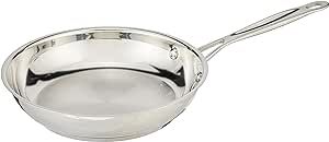 Cuisinart 722-20 8-Inch Chef's-Classic-Stainless-Cookware-Collection, 8", Open Skillet