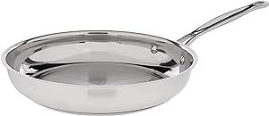 Cuisinart 10-Inch Open Skillet, Chef's Classic Stainless Steel Cookware Collection, 722-24