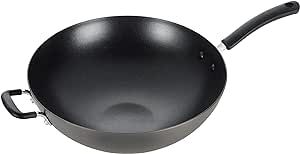T-fal Ultimate Hard Anodized Nonstick Wok 14 Inch Cookware, Pots and Pans, Dishwasher Safe Black